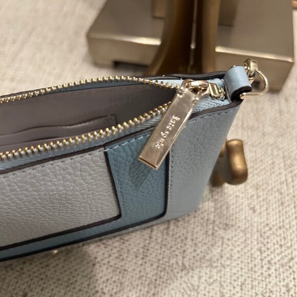 Kate Spade Lena Leather Convertible Wristlet in Multi-Blue - Picture 8 of 9